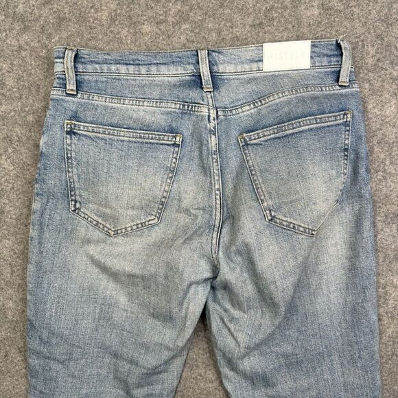 Pistola Mason Straight Jeans Distressed 28 Flux Wash style  p6826csf-flx - Picture 11 of 12